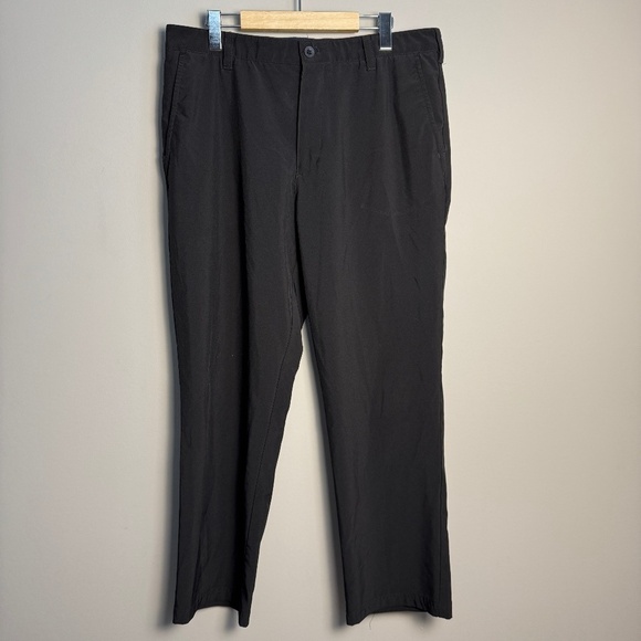 IZOD Golf Men's Performance Wear Lightweight Golf Pants Black Tag: 36x30 Active - Picture 1 of 14